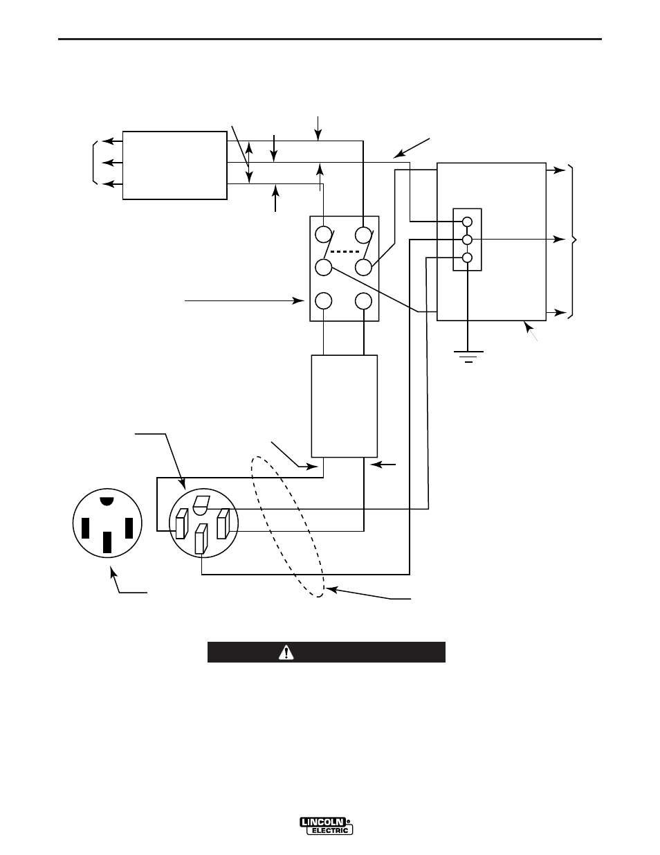 Installation, Figure 1, Warning | Connection of ranger 3 phase to premises wiring, Ranger 3 phase | Lincoln Electric IM831 RANGER 3 PHASE User Manual | Page 16 / 36