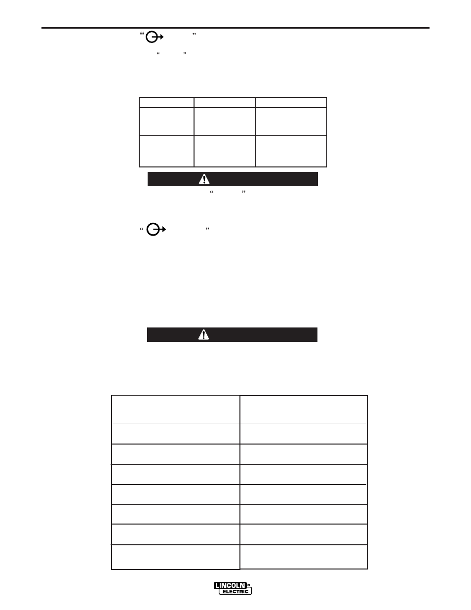 Operation, Caution | Lincoln Electric IM831 RANGER 3 PHASE User Manual | Page 18 / 36