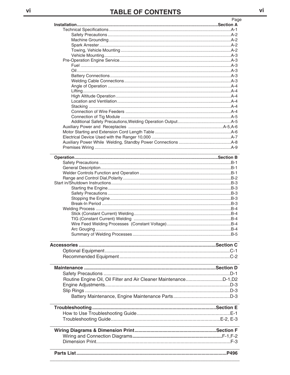 Lincoln Electric IM831 RANGER 3 PHASE User Manual | Page 7 / 36