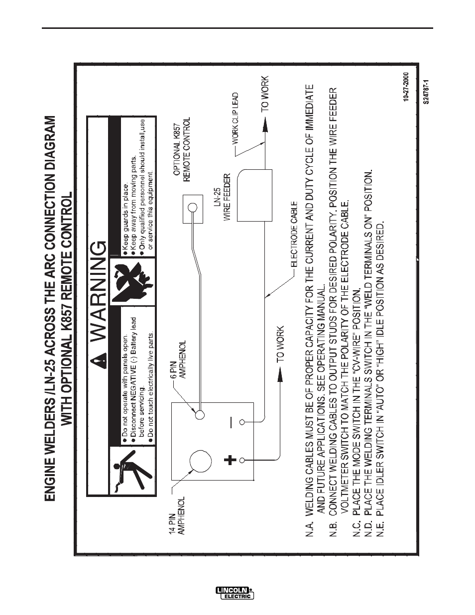 Lincoln Electric IM813 RANGER 305 D (CE) User Manual | Page 39 / 50