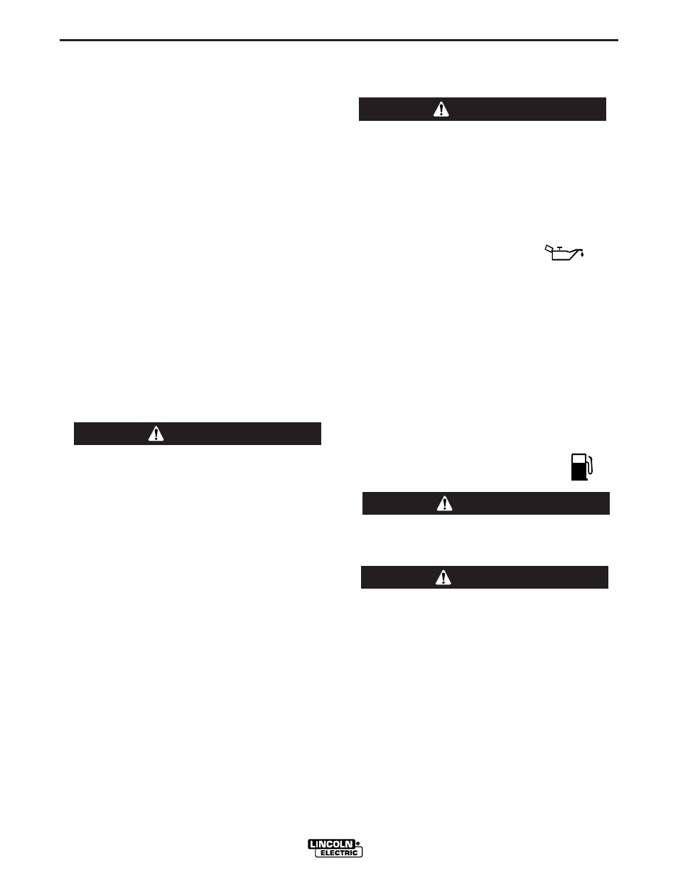 Installation, Warning | Lincoln Electric IM837 RANGER 305 D (CE) User Manual | Page 15 / 54