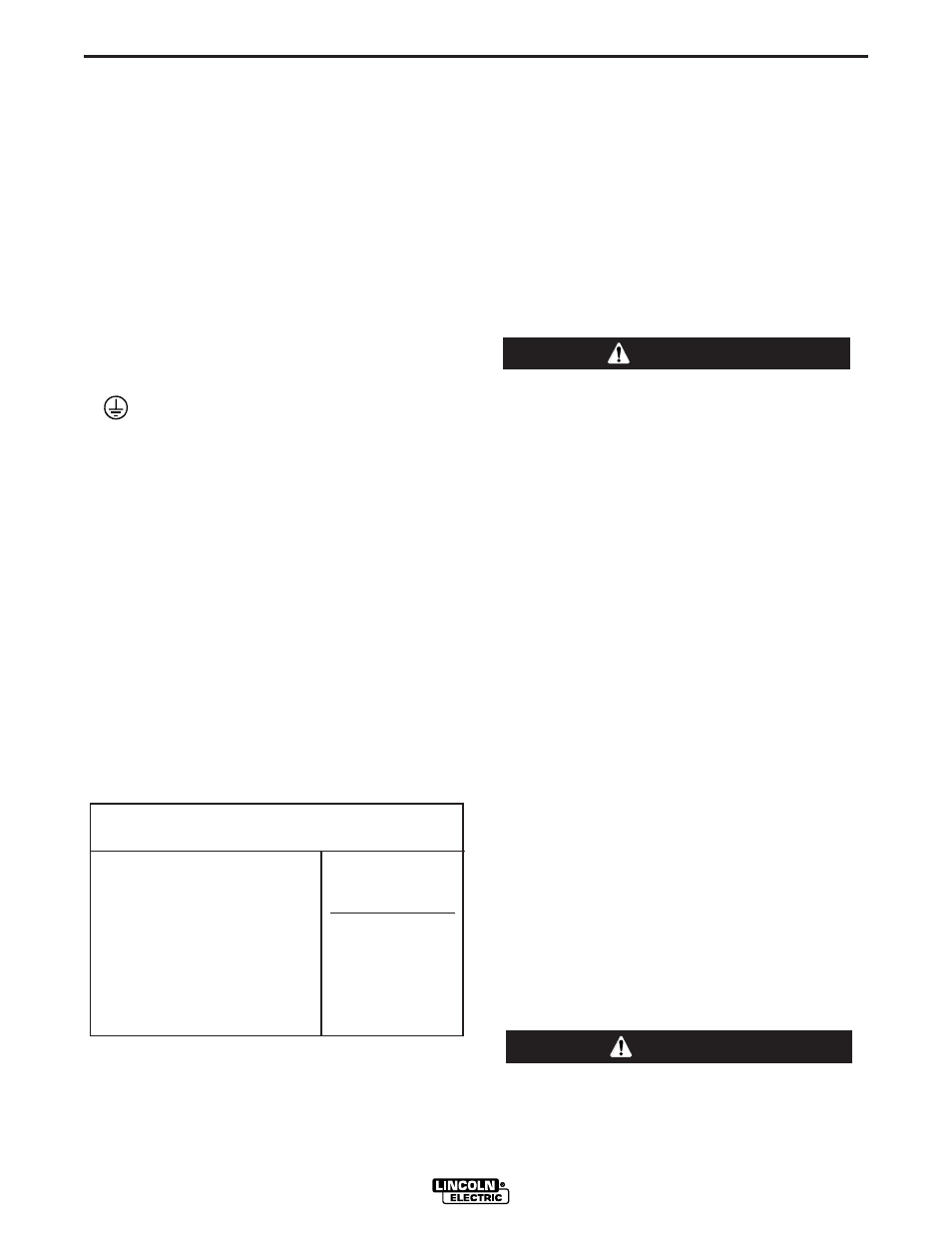 Installation, Caution warning | Lincoln Electric IM837 RANGER 305 D (CE) User Manual | Page 17 / 54