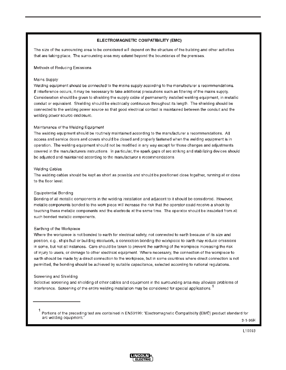 Safety | Lincoln Electric IM837 RANGER 305 D (CE) User Manual | Page 9 / 54