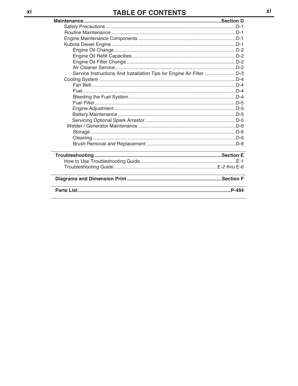 Lincoln Electric IM893 RANGER 305 D (CE) User Manual | Page 12 / 52