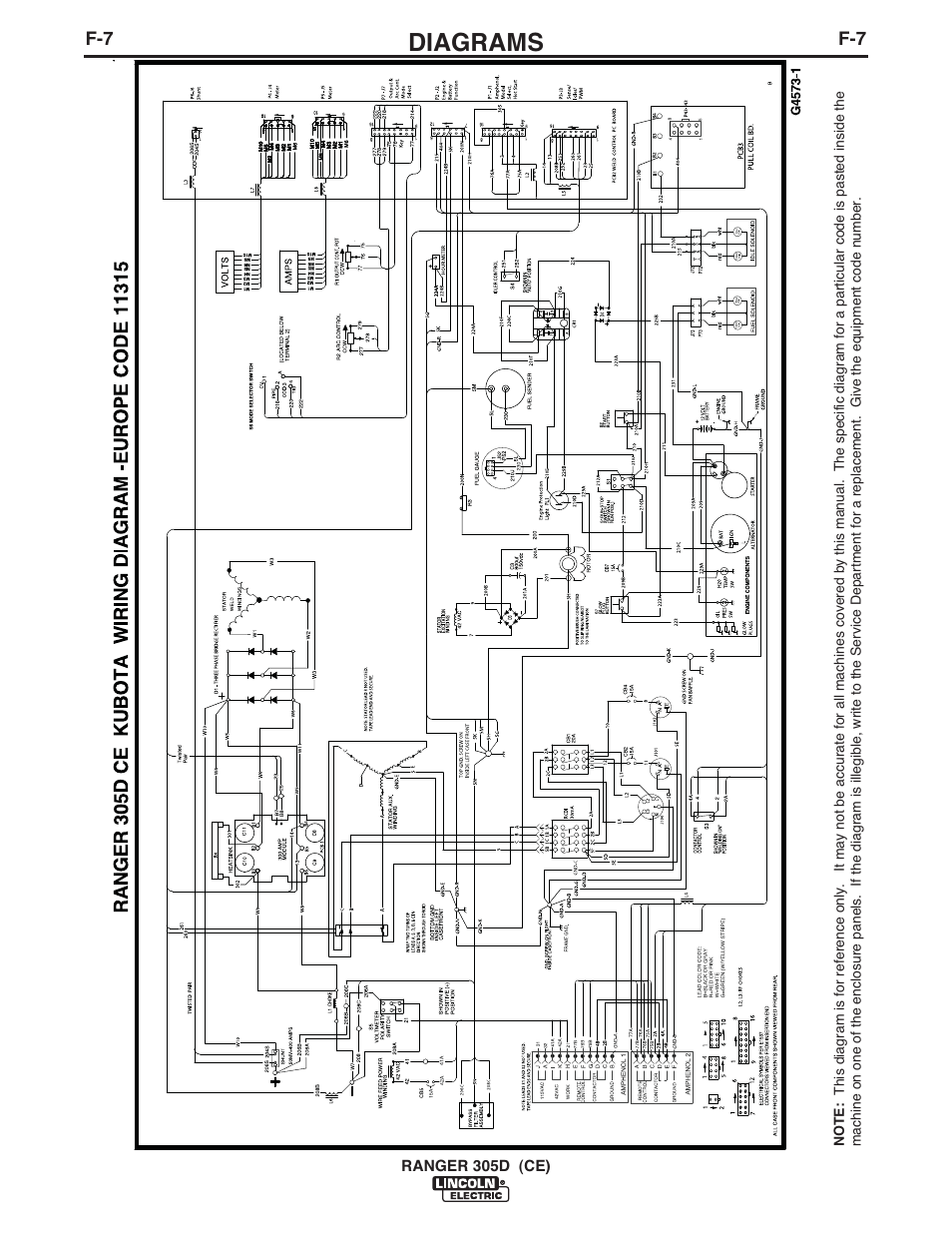 Diagrams | Lincoln Electric IM893 RANGER 305 D (CE) User Manual | Page 45 / 52