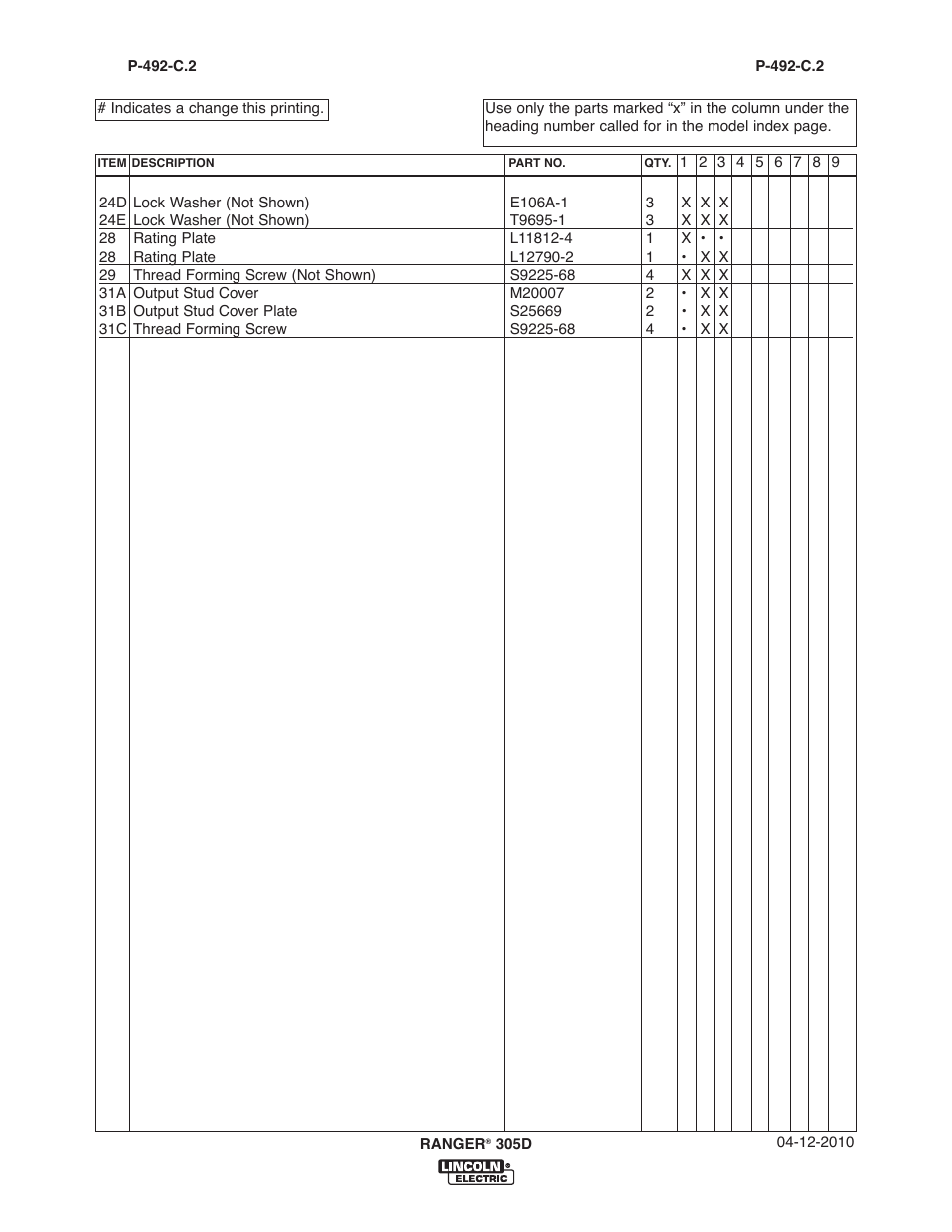 Lincoln Electric IM970 RANGER 305 D User Manual | Page 56 / 76