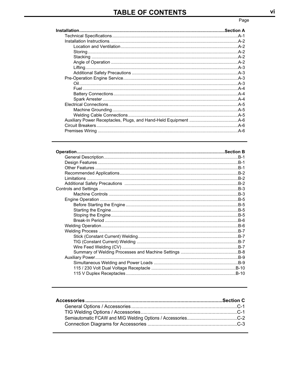 Lincoln Electric IM612 RANGER 8 + DIESEL User Manual | Page 7 / 40