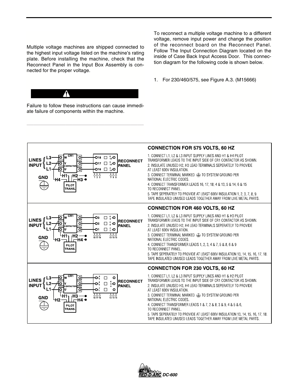 Installation | Lincoln Electric IM657 RED-D-ARC DC-600 User Manual | Page 12 / 52