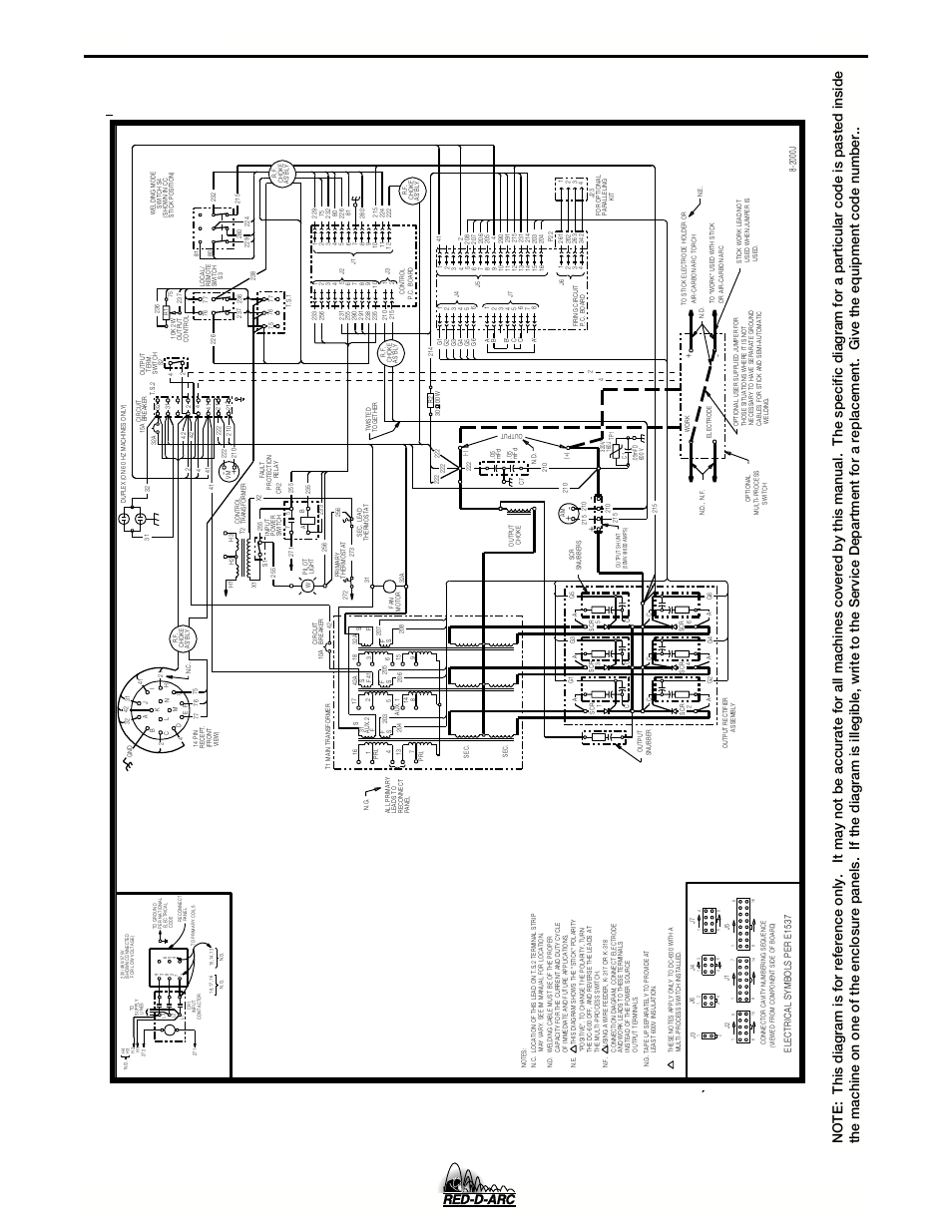 Diagrams, Dc-600 | Lincoln Electric IM657 RED-D-ARC DC-600 User Manual | Page 40 / 52