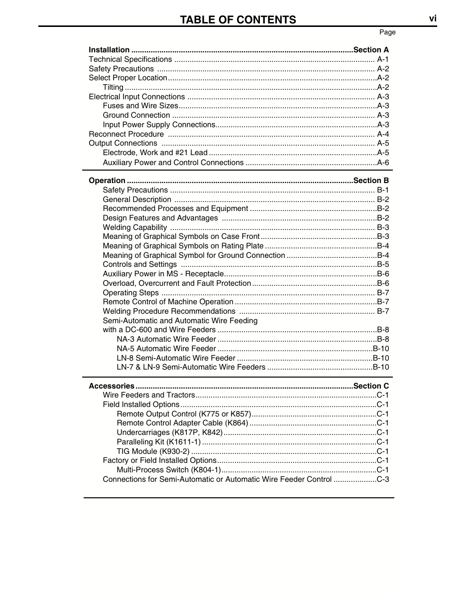 Lincoln Electric IM657 RED-D-ARC DC-600 User Manual | Page 7 / 52