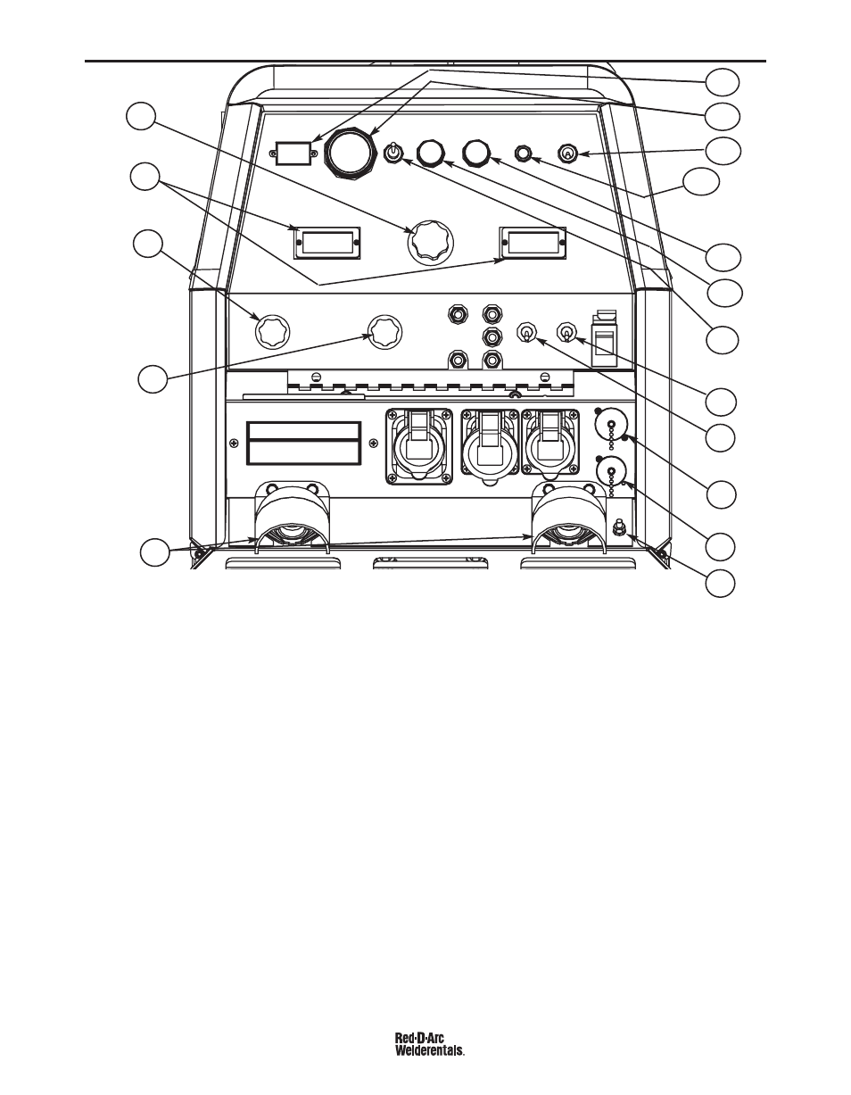 Operation, Welding controls | Lincoln Electric IM981 RED-D-ARC DX300e (CE) User Manual | Page 20 / 50