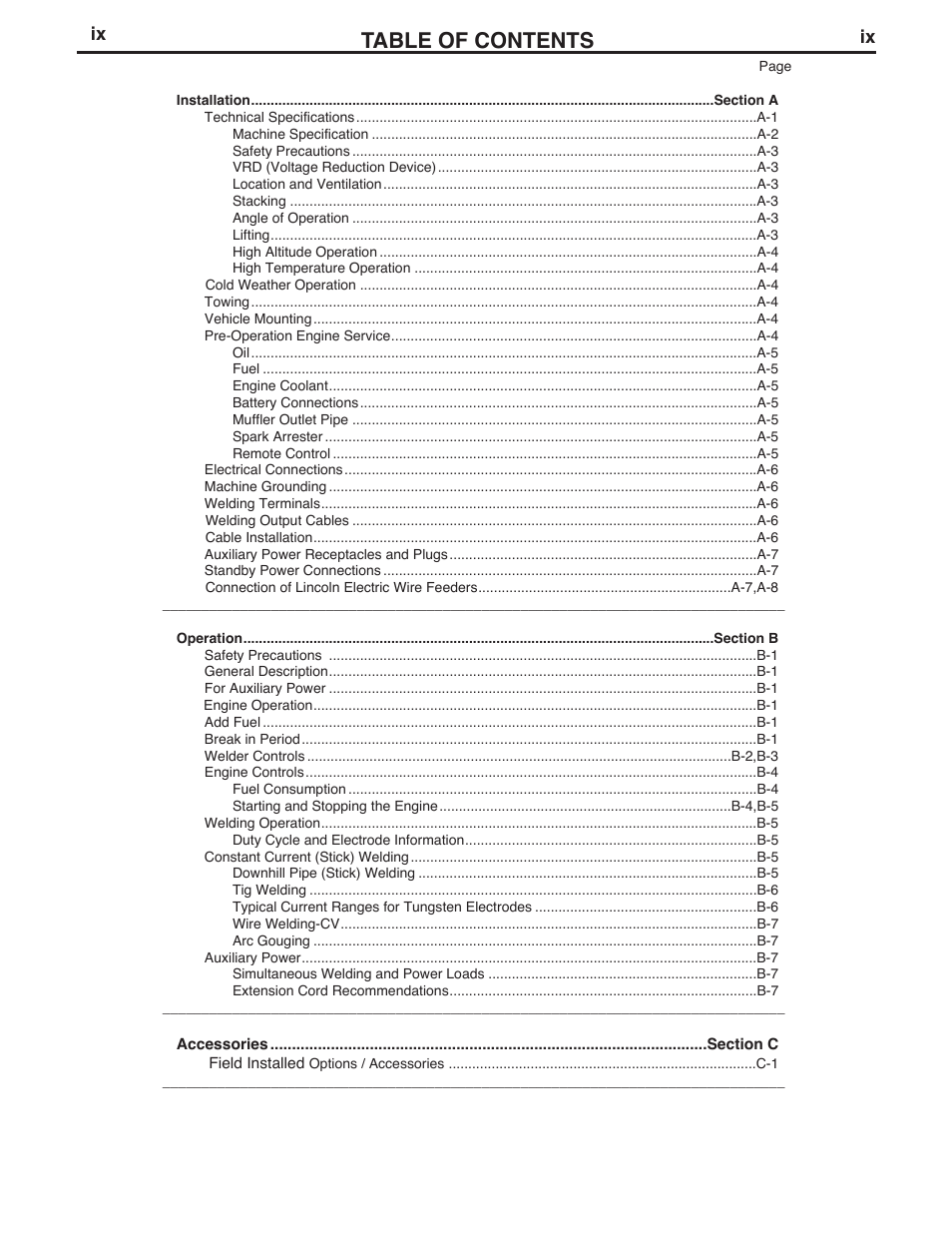 Lincoln Electric IM982 RED-D-ARC DX500e (CE) User Manual | Page 10 / 49