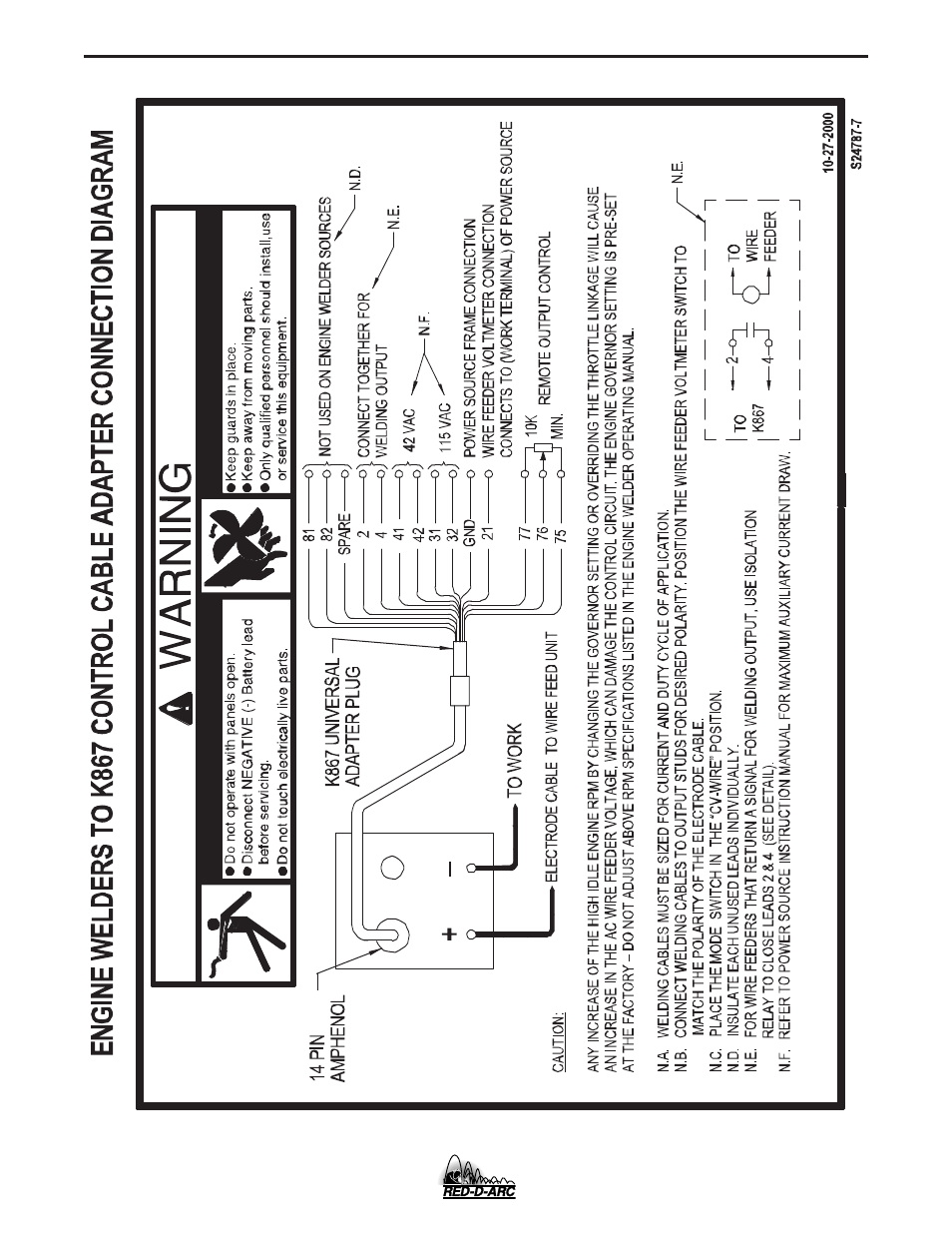 Diagrams | Lincoln Electric IM835 RED-D-ARC GX300 User Manual | Page 37 / 48