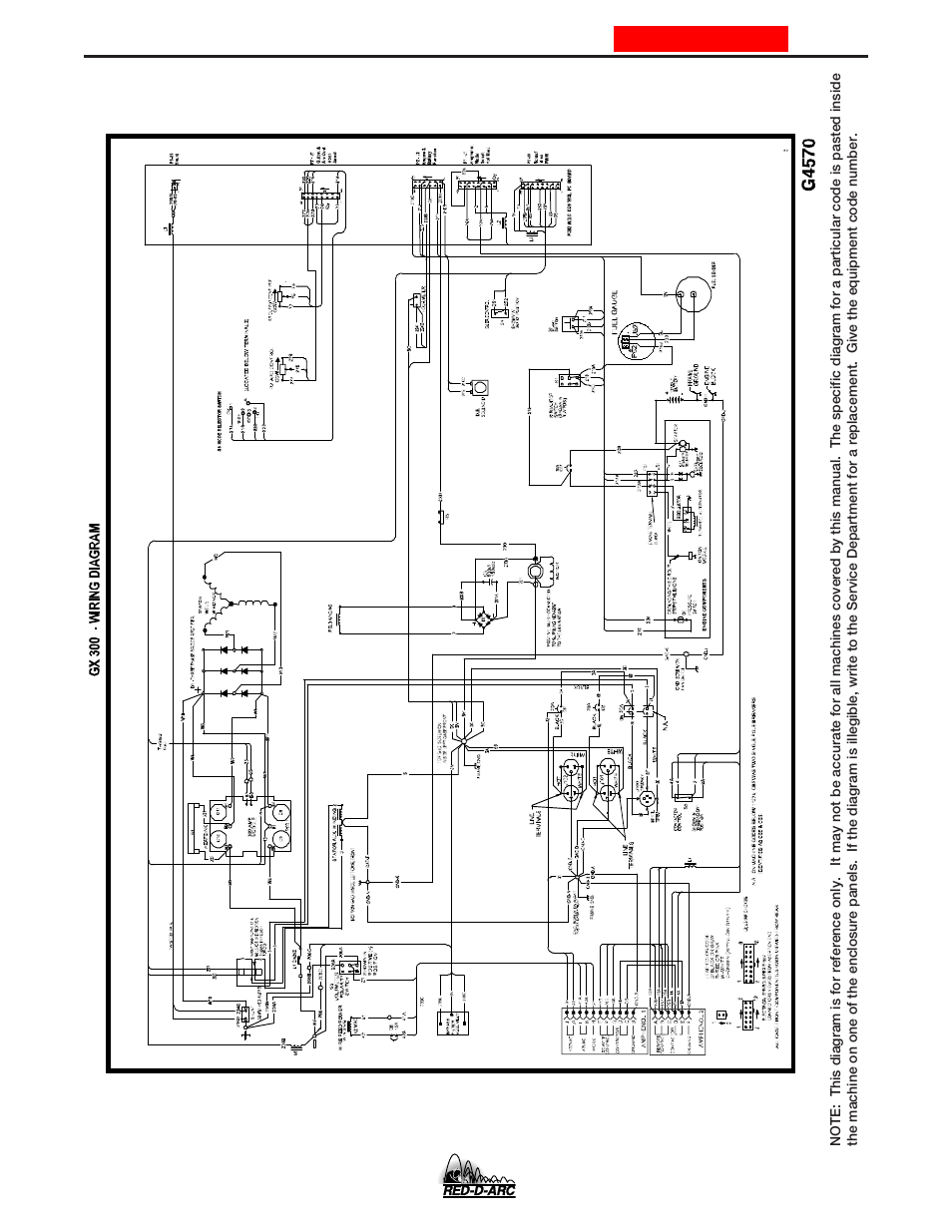 Diagrams, Enhanced diagram | Lincoln Electric IM835 RED-D-ARC GX300 User Manual | Page 41 / 48