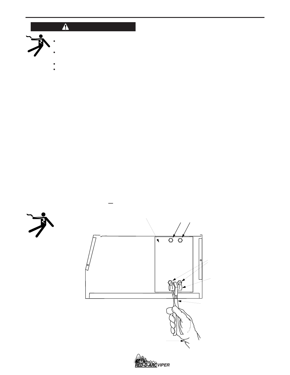 Maintenance, Input filter capacitor discharge procedure, Warning | Lincoln Electric IM639 RED-D-ARC VIPER User Manual | Page 22 / 38