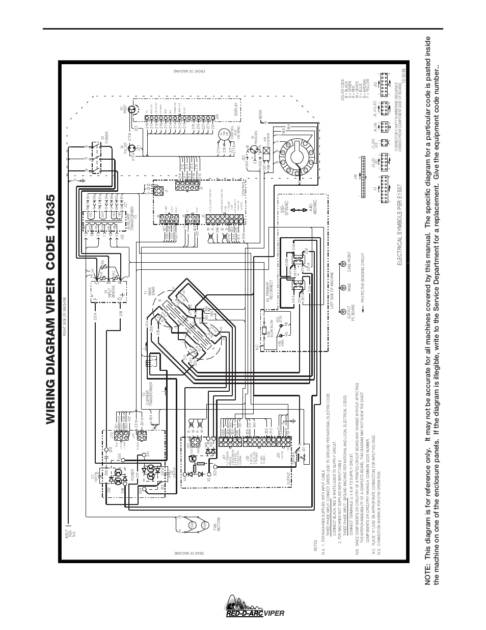 Diagrams, Viper | Lincoln Electric IM639 RED-D-ARC VIPER User Manual | Page 31 / 38