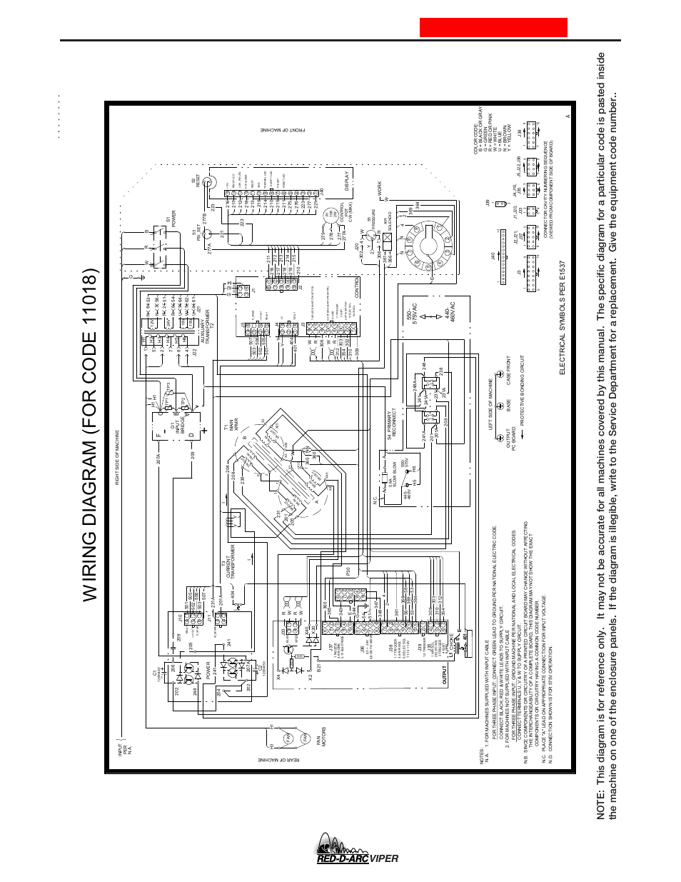 Diagrams, Enhanced diagram, Viper | Lincoln Electric IM639 RED-D-ARC VIPER User Manual | Page 33 / 38