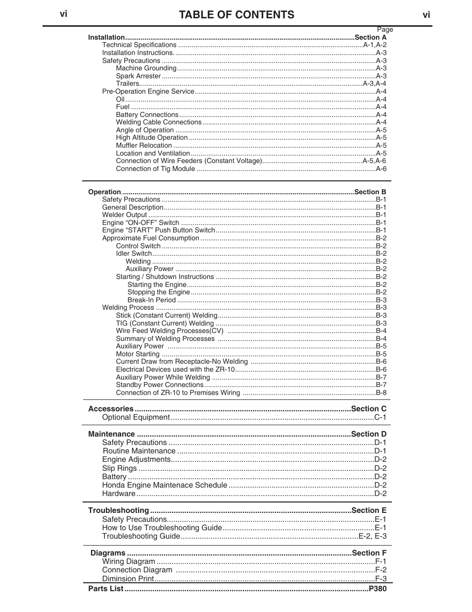 Lincoln Electric IM754 RED-D-ARC ZR-10 User Manual | Page 7 / 34