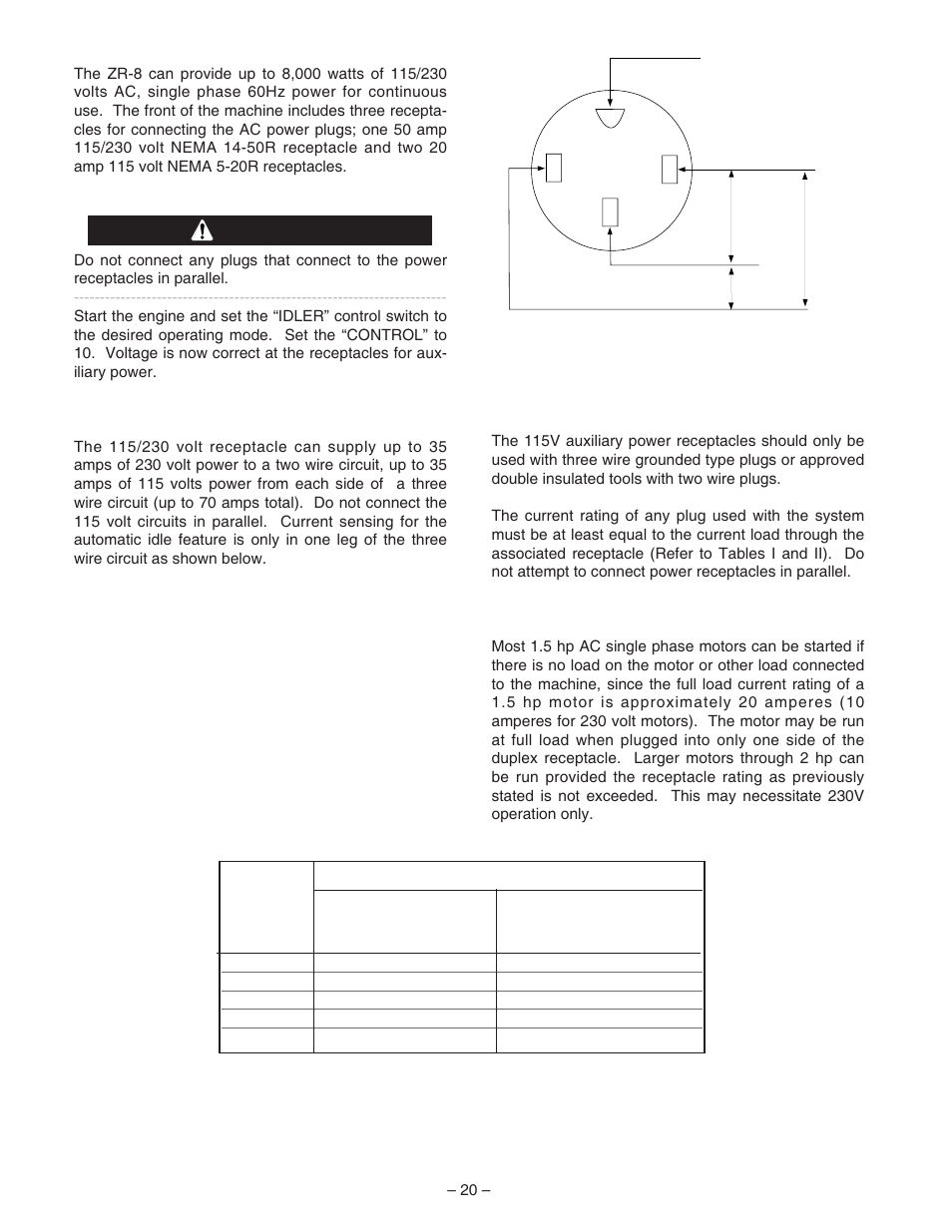 Caution | Lincoln Electric IM672 RED-D-ARC ZR-8 User Manual | Page 21 / 37