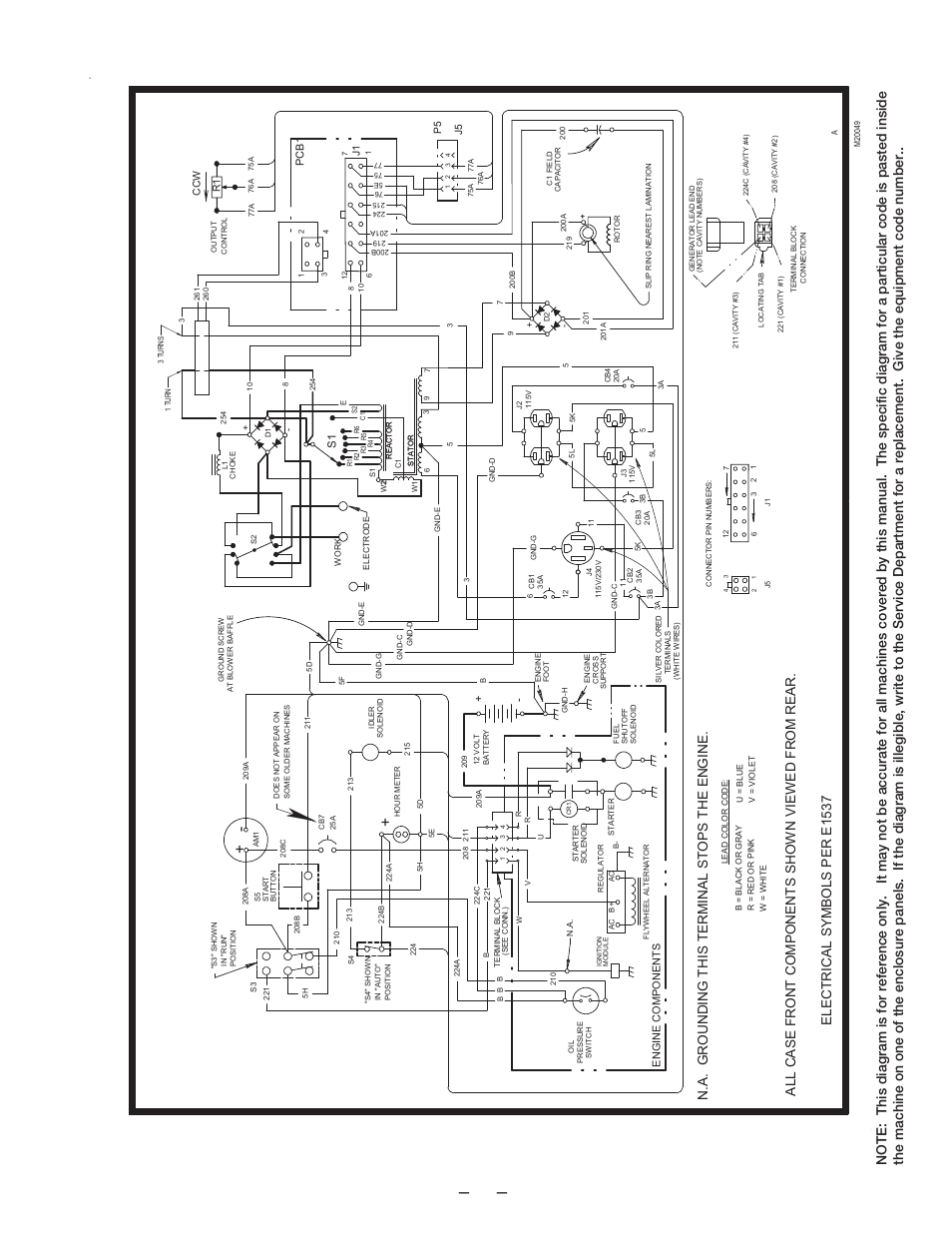 Elec trical sy m b ols per e1537 | Lincoln Electric IM672 RED-D-ARC ZR-8 User Manual | Page 30 / 37