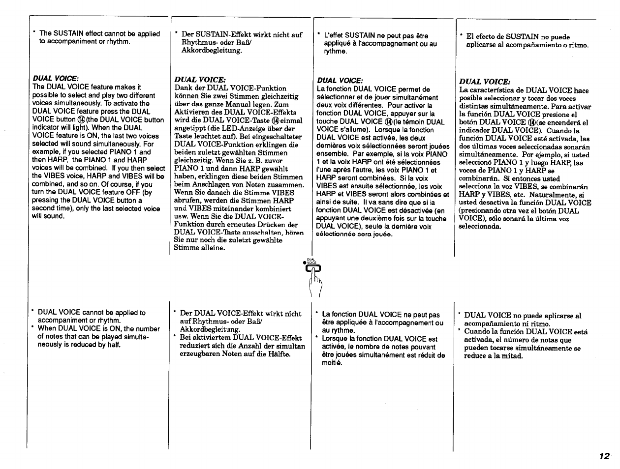 Yamaha PSR-28 User Manual | Page 13 / 36