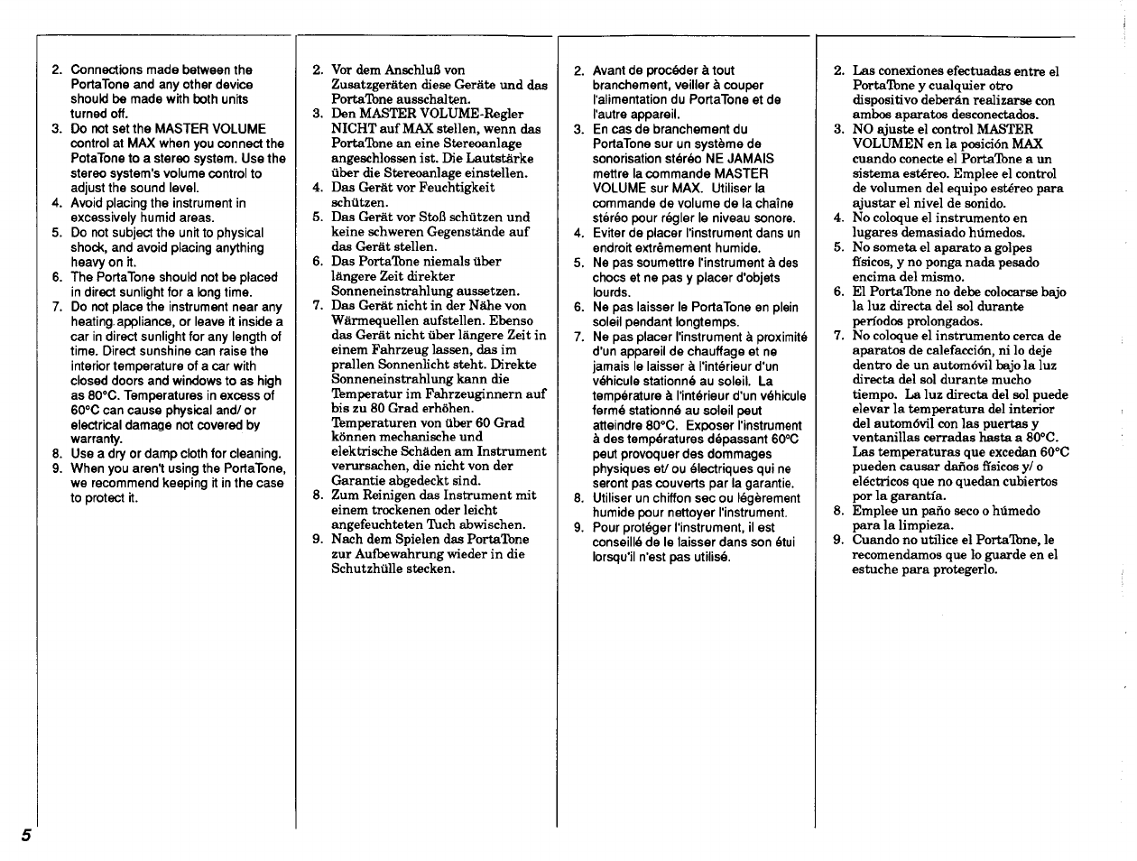 Yamaha PSR-28 User Manual | Page 6 / 36