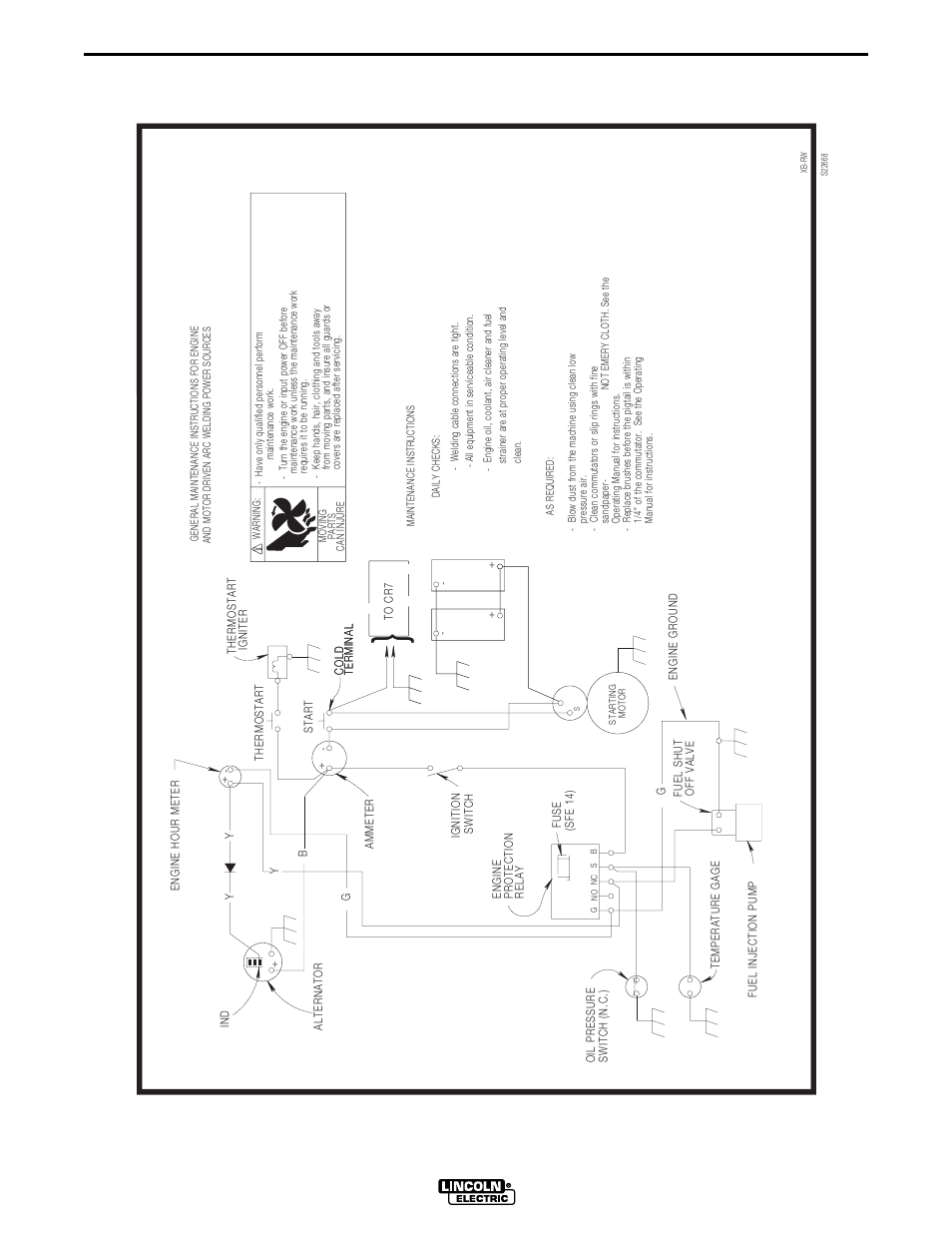 Wiring diagrams, Sam650 engine wiring dia gram | Lincoln Electric IM568 SAM-400 PERKINS DIESEL User Manual | Page 35 / 40