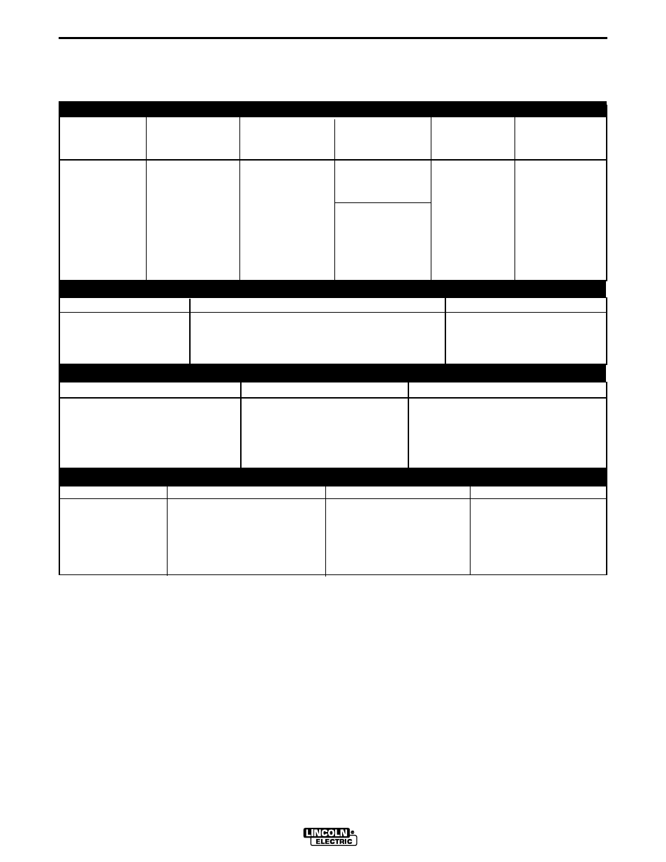 Installation, Technical specifications - sam400 | Lincoln Electric IM568 SAM-400 PERKINS DIESEL User Manual | Page 8 / 40