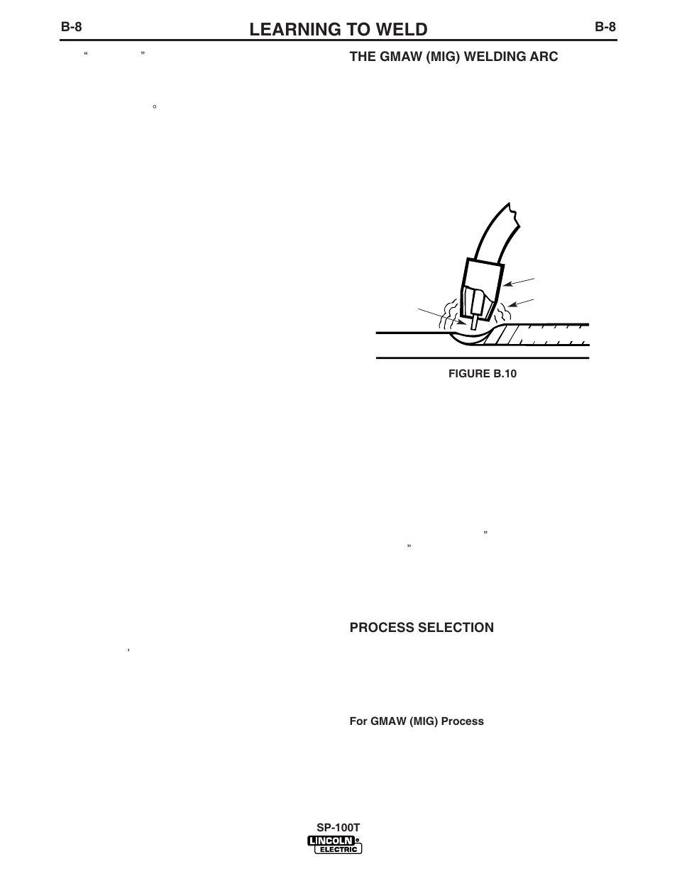 Learning to weld | Lincoln Electric IM564 SP-100T User Manual | Page 21 / 48