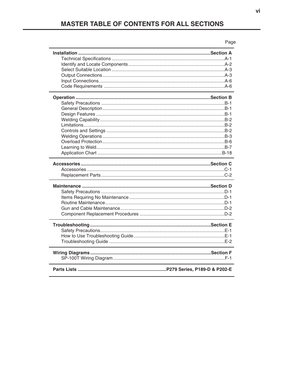 Lincoln Electric IM564 SP-100T User Manual | Page 7 / 48