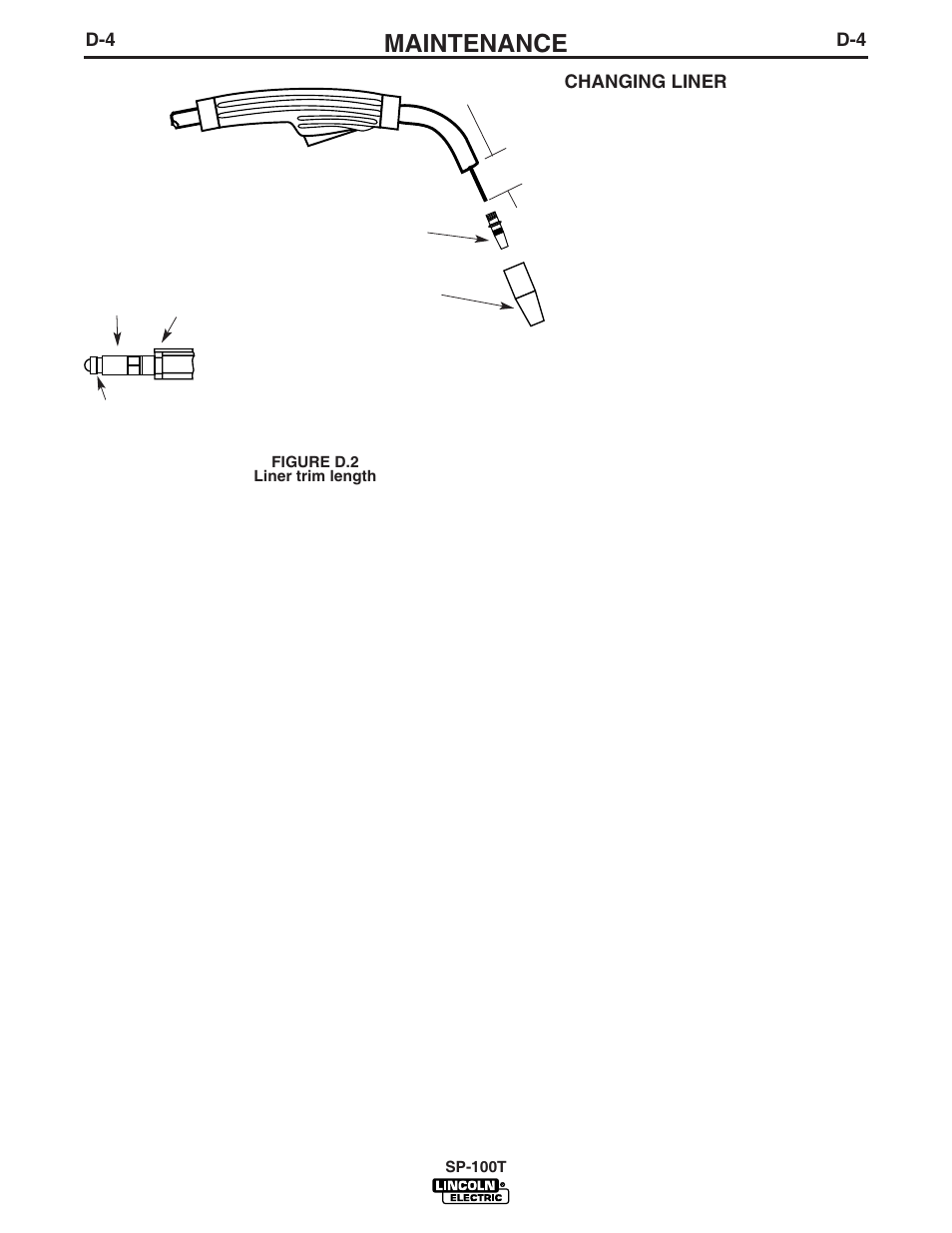 Maintenance | Lincoln Electric IM811 SP-100T User Manual | Page 26 / 35