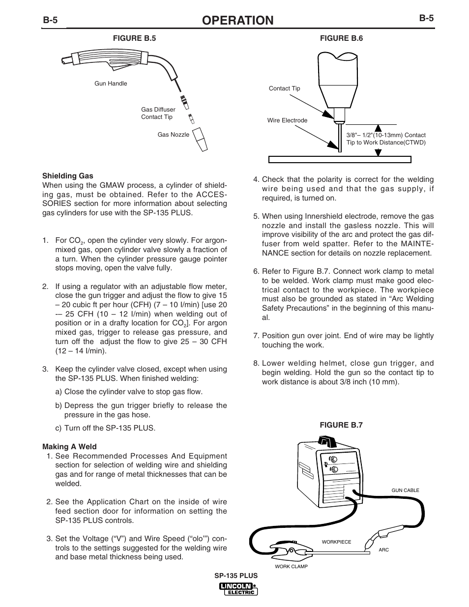 Operation | Lincoln Electric IM788 SP-135 Plus User Manual | Page 18 / 35