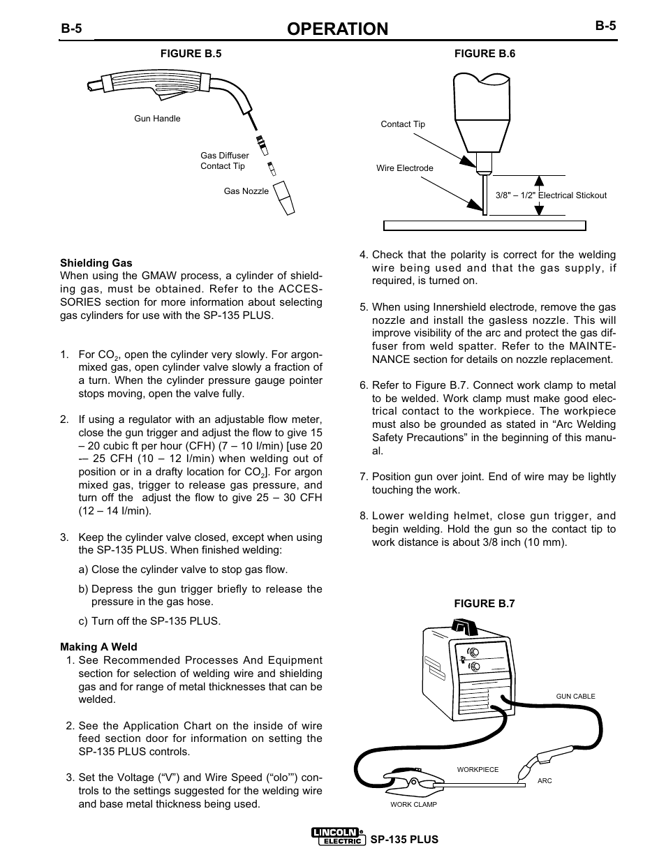 Operation | Lincoln Electric IM725 SP-135 Plus User Manual | Page 18 / 48