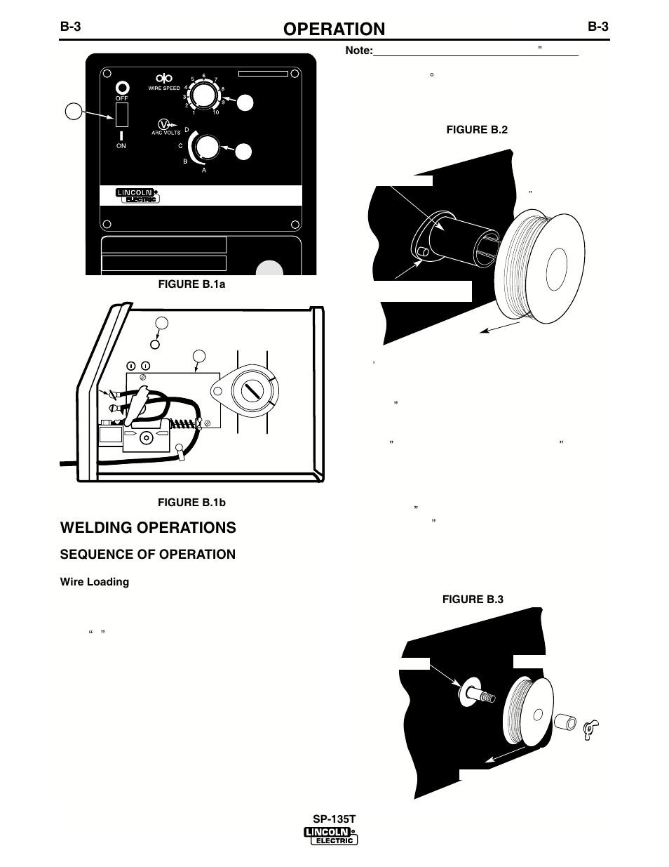 Operation, Sp-135t, Welding operations | Sequence of operation | Lincoln Electric IM724 SP-135T User Manual | Page 16 / 45