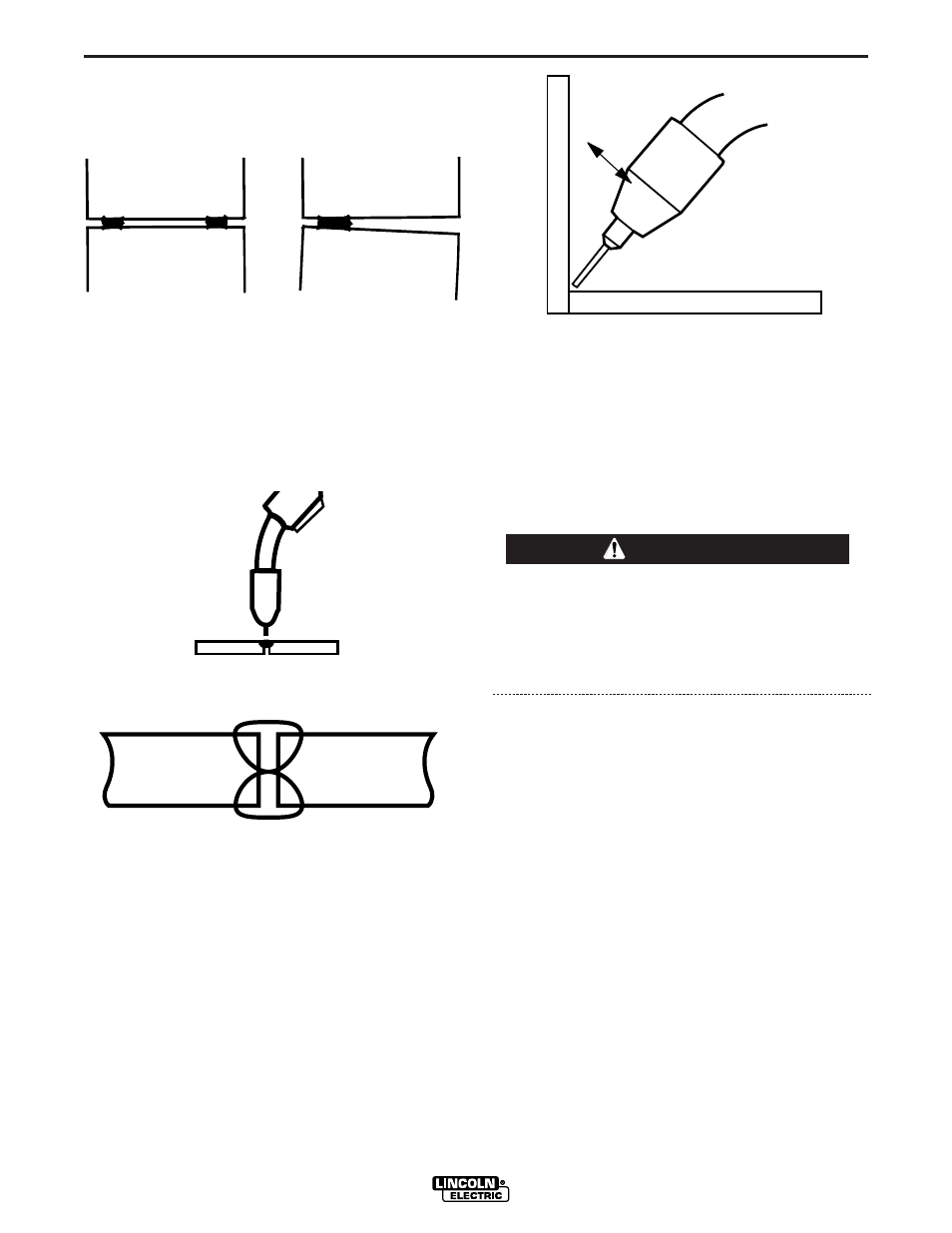 Apprentissage du soudage, Avertissement | Lincoln Electric IM724 SP-135T User Manual | Page 23 / 48