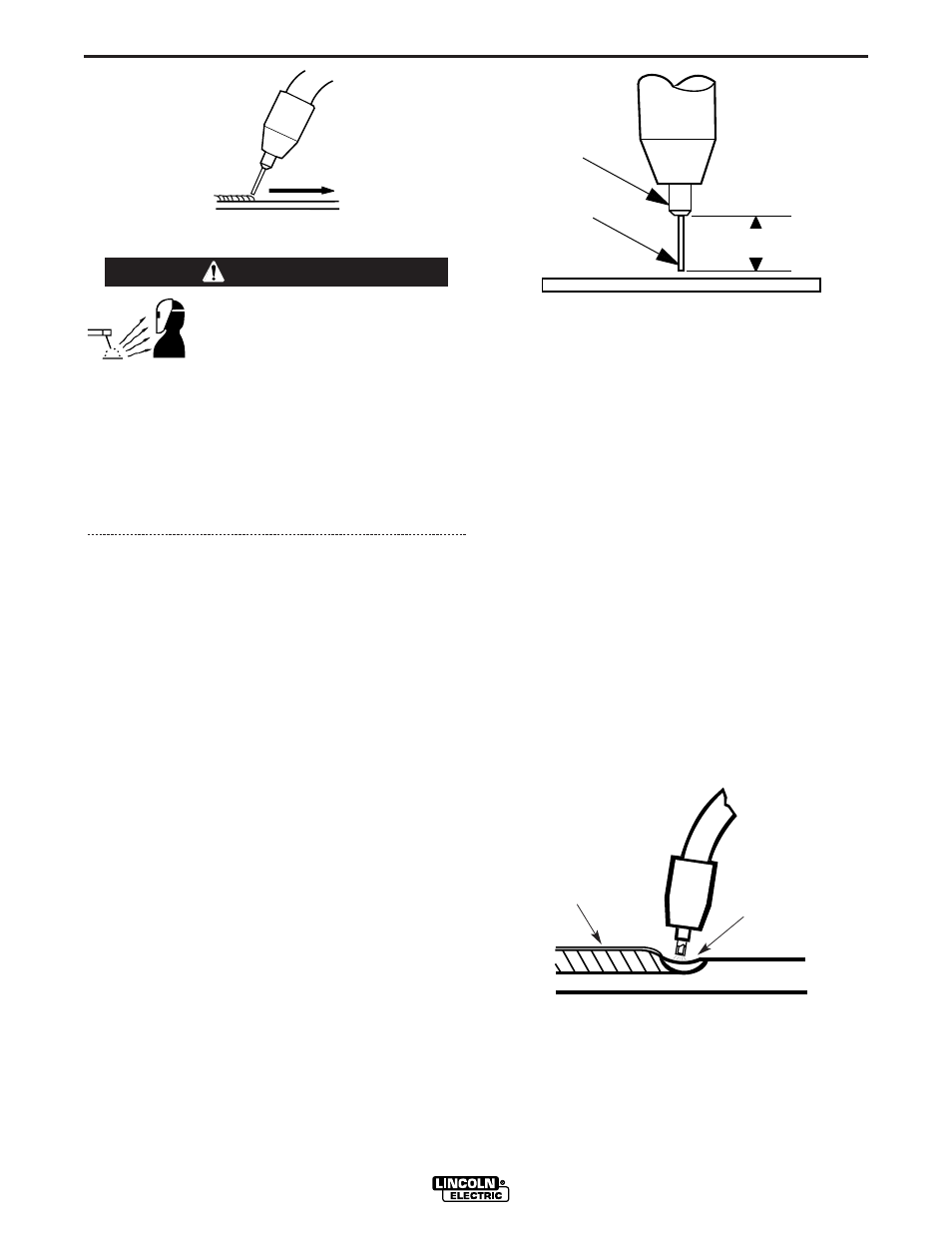 Apprentissage du soudage, Avertissement | Lincoln Electric IM724 SP-135T User Manual | Page 25 / 48