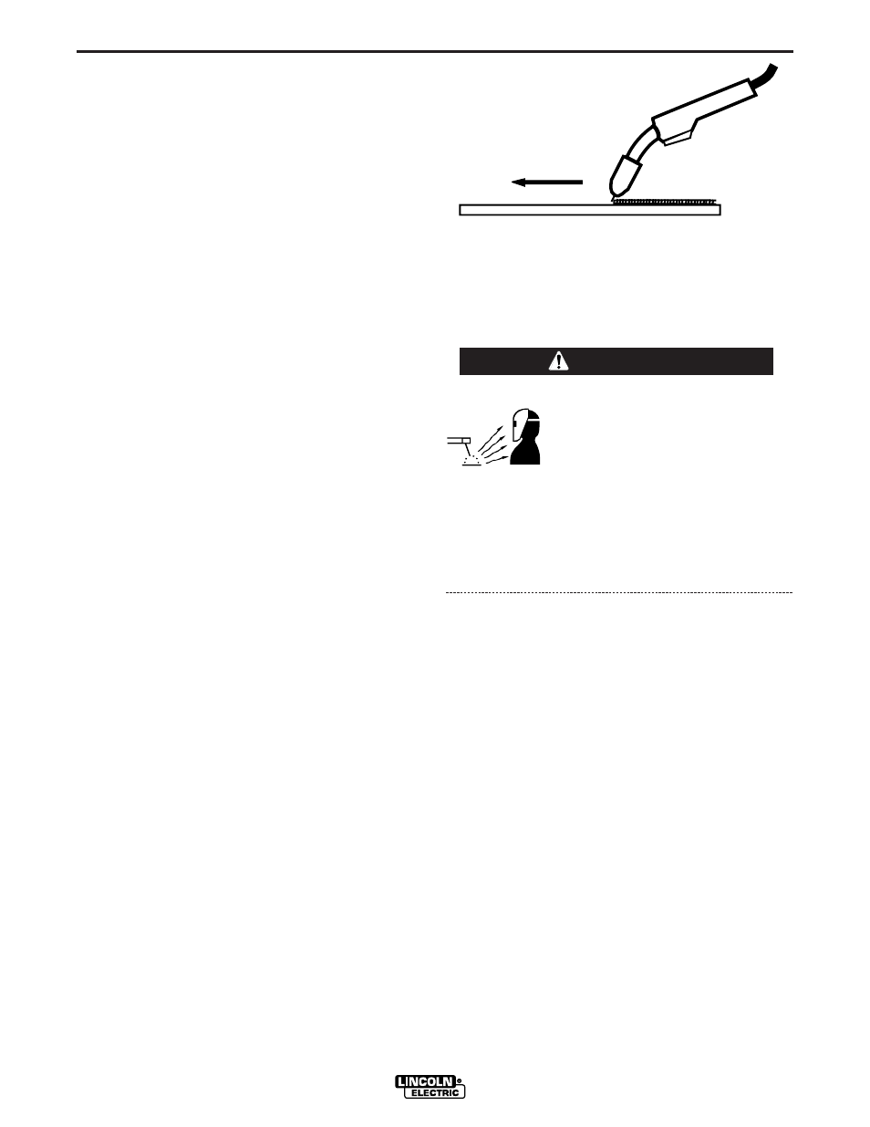 Apprentissage du soudage, Avertissement | Lincoln Electric IM724 SP-135T User Manual | Page 27 / 48