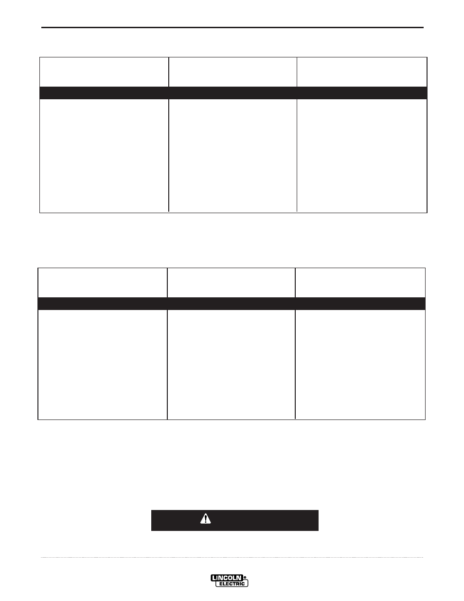 Dépannage, Attention | Lincoln Electric IM724 SP-135T User Manual | Page 40 / 48