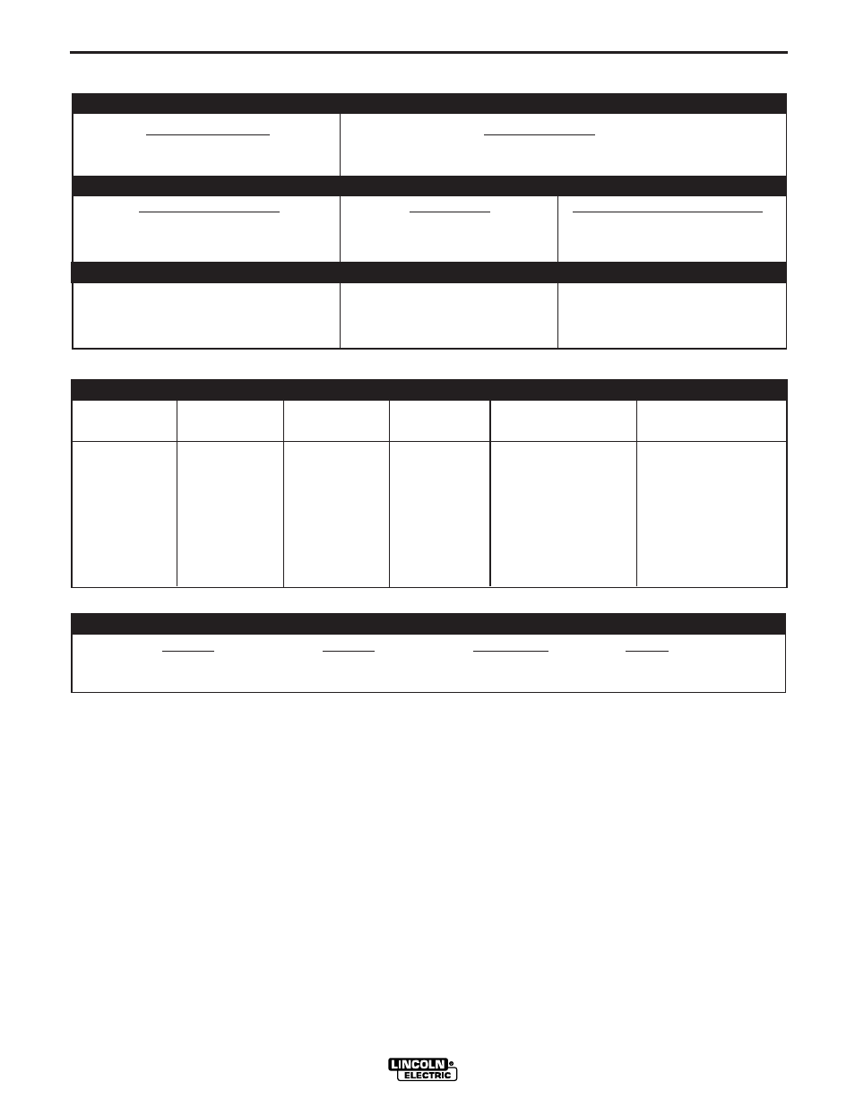 Installation, Fiche technique – sp-135t | Lincoln Electric IM724 SP-135T User Manual | Page 8 / 48