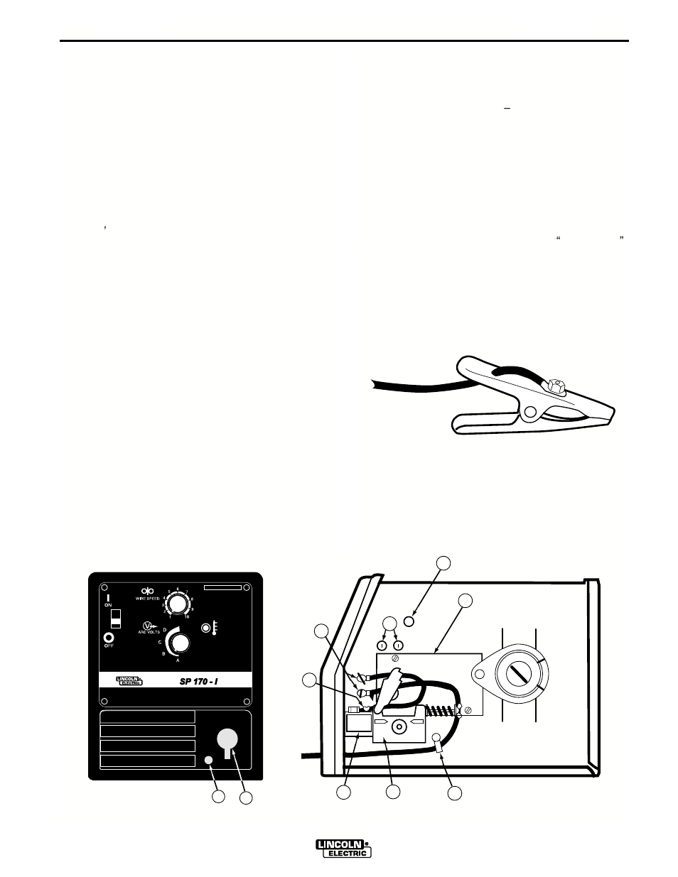 Installation, Select suitable location, Limitations | Output connections, Stacking, Tilting, Work clamp installation | Lincoln Electric IM591 UWW-170 User Manual | Page 10 / 48