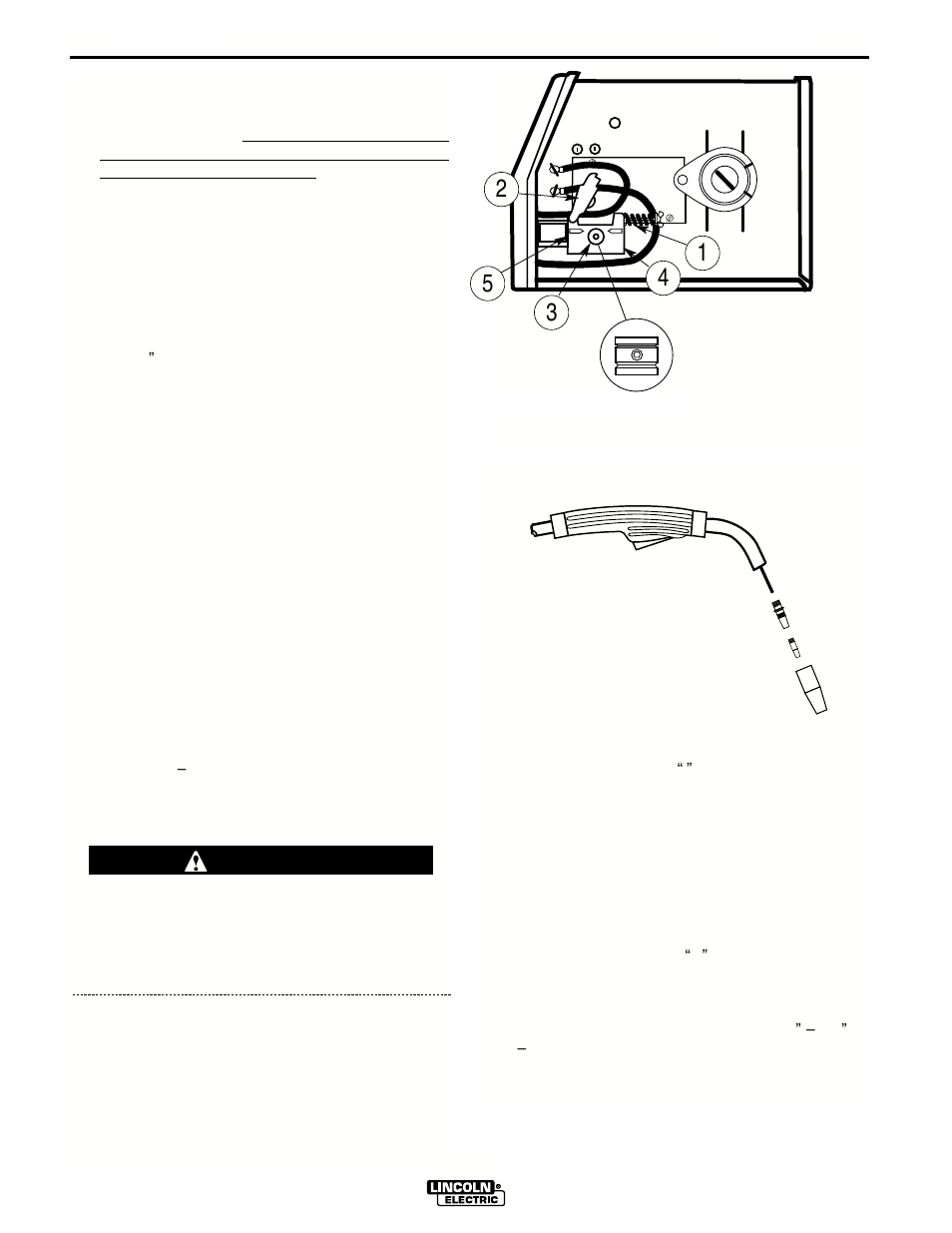 Operation, Warning | Lincoln Electric IM591 UWW-170 User Manual | Page 17 / 48