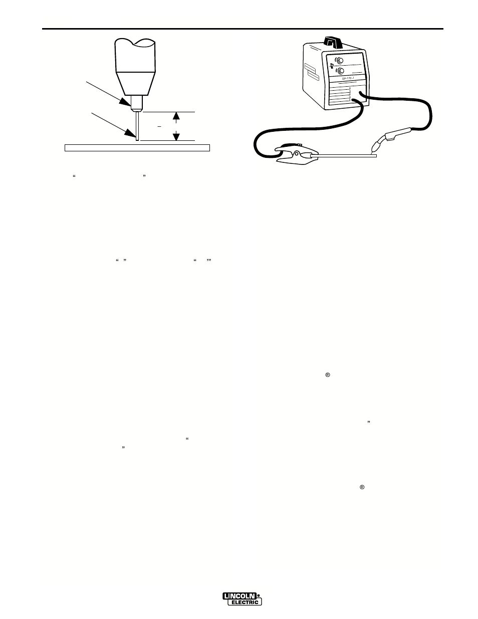 Operation, Process guidelines | Lincoln Electric IM591 UWW-170 User Manual | Page 18 / 48