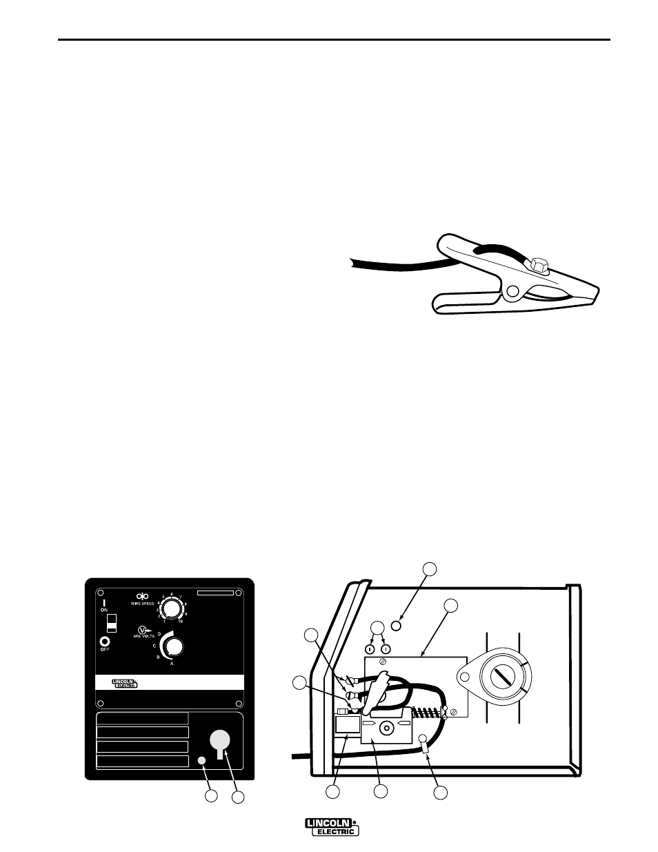 Installation, Select suitable location, Output connections | Stacking, Tilting, Work clamp installation | Lincoln Electric IM537 SP-170T User Manual | Page 10 / 47