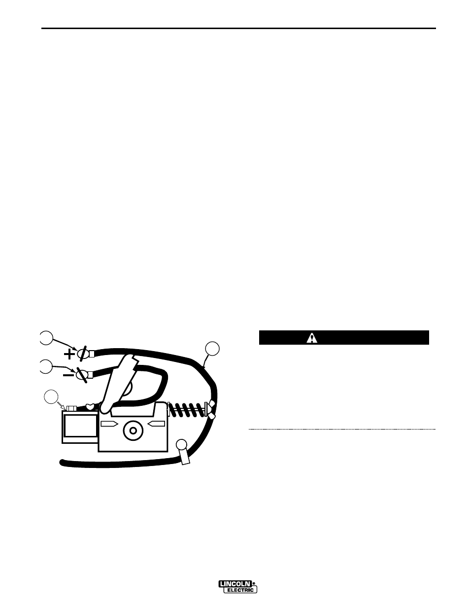 Installation, Gas connection, Caution gun installation | Lincoln Electric IM537 SP-170T User Manual | Page 11 / 47