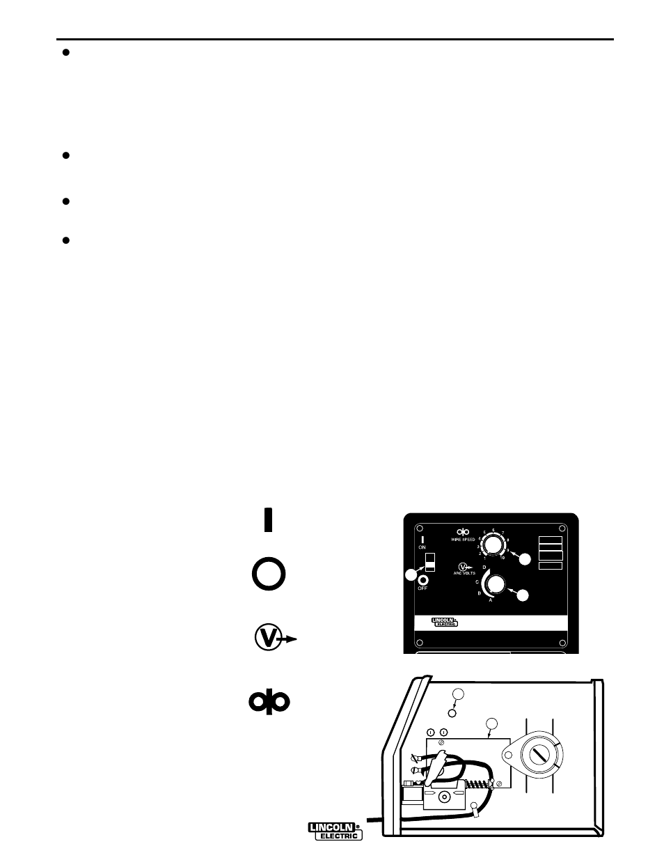 Operation, Welding capability, Limitations | Controls and settings, Off on arc volts wire speed | Lincoln Electric IM537 SP-170T User Manual | Page 15 / 47