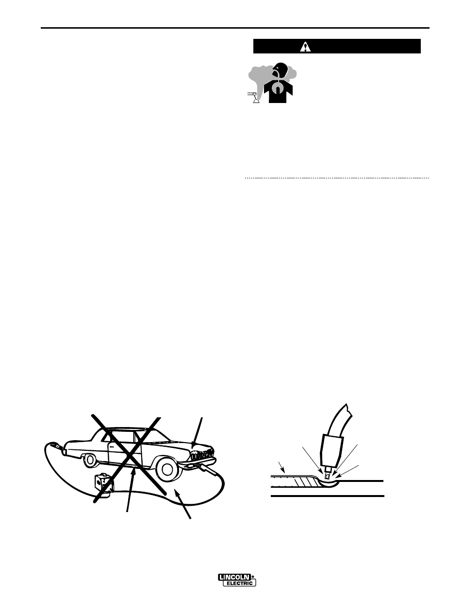 Learning to weld, Warning | Lincoln Electric IM537 SP-170T User Manual | Page 20 / 47