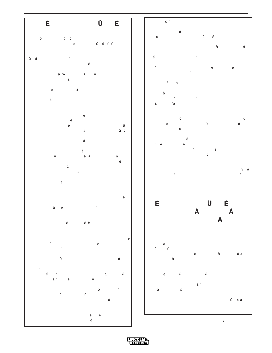 Safety, Pr é cautions de s û ret é | Lincoln Electric IM795 SP-170I User Manual | Page 5 / 39