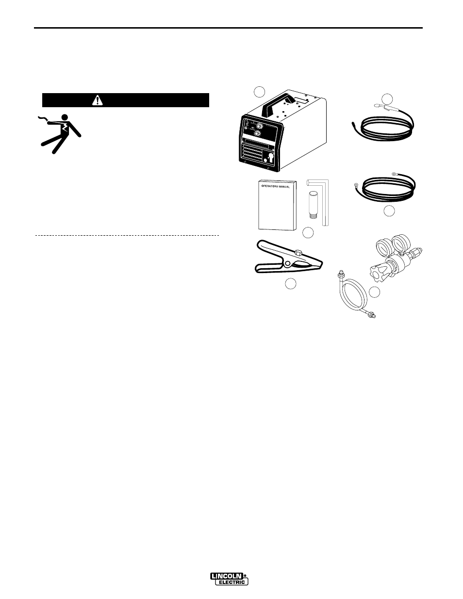 Installation, Safety precautions identify and locate components, Warning | Lincoln Electric IM710 SP-170T User Manual | Page 11 / 45