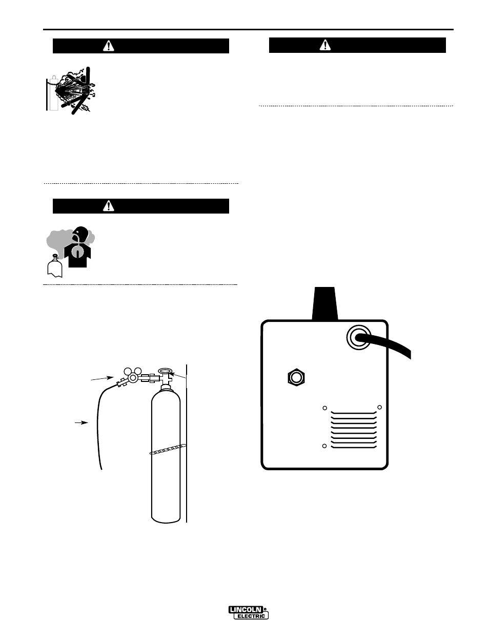 Installation, Input connections, Warning | Lincoln Electric IM710 SP-170T User Manual | Page 14 / 45