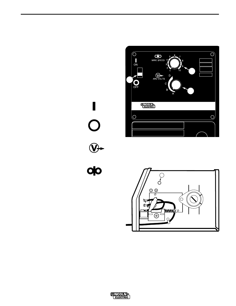 Operation, Welding capability, Limitations | Controls and settings, Off on arc volts wire speed | Lincoln Electric IM710 SP-170T User Manual | Page 17 / 45